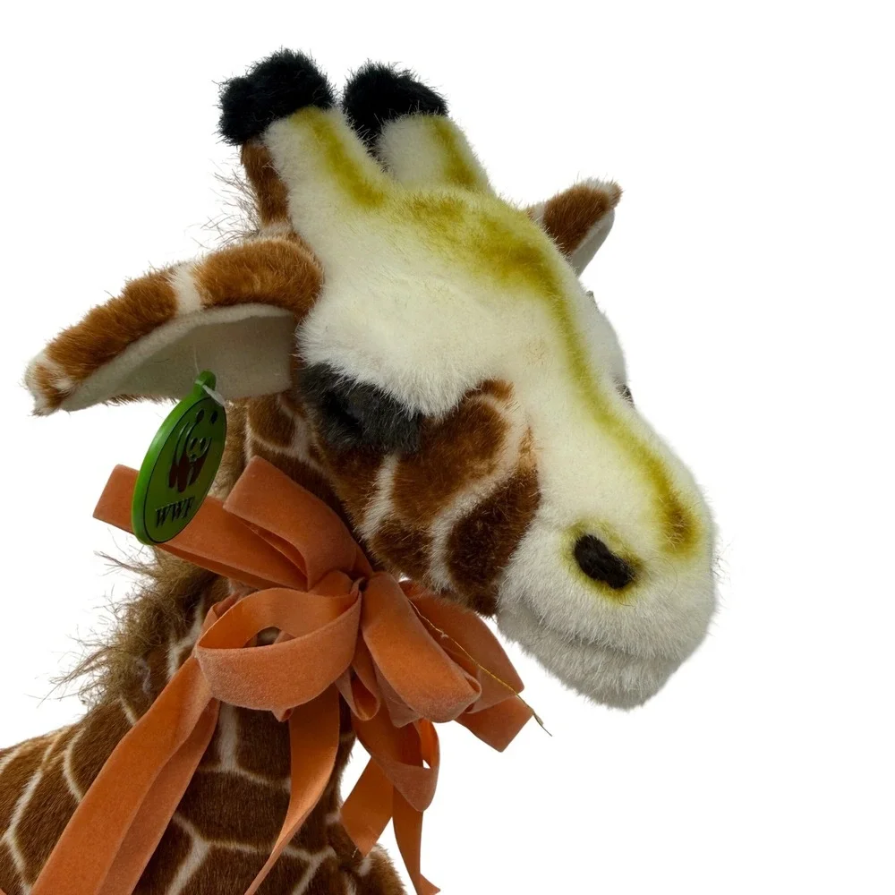 WWF World Wildlife Fund Plush Giraffe Stuffed Animal nursery toyVTG Aurora